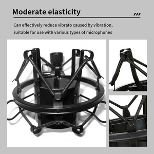 Support antichoc en métal Siying pour microphone Telefunken F11 - Robuste et durable, trous de vis 3/8 9MM pour l'enregistrement et la diffusion - Product Image 3