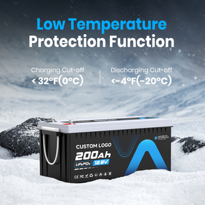 Batería Lifepo4 de 12V 200ah 300ah con Bluetooth para Sistemas Solares, Autocaravanas y Almacenamiento de Energía, Más de 5000 Ciclos, Batería de Litio de 100ah para Uso Fuera de la Red - Product Image 4