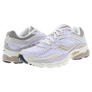 Saucony Progrid Omni 9 Women's Walking Shoes Grey <b>Lilac</b> Color - Product Image 2