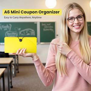 アコーディオンファイルオーガナイザーA6フォルダ拡張式カスタムロゴ卸売ドキュメントホルダー大容量工場直販オフィス用品 - Product Image 6