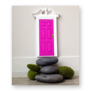 1/12 Scale Wooden Dollhouse Miniature Elf <strong>Fairy</strong> Doors <strong>Toys</strong> QW60502 - Product Image 5