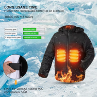 Veste Doudoune Chauffante Électrique Personnalisée en Gros pour Femmes et Hommes, Rechargeable, en Stock