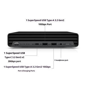 Ordinateur de bureau HP Elite Mini 600 G9 personnalisable, original, commercial, avec processeur <span class=keywords><strong>Intel</strong></span> Core i3/i5/i7 de 12e génération, 8 Go de RAM, 512 Go de SSD, IA intégrée - Product Image 5