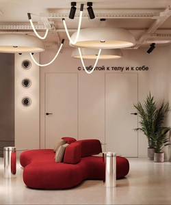 Cream Style Nail Bar Display Furniture Set | Modern Popular Hair Salon Station & Custom Nail Salon Interior Design - Product Image 2