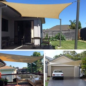 HDPE hình chữ nhật <span class=keywords><strong>Sun</strong></span> <span class=keywords><strong>Shade</strong></span> buồm tán mái hiên dệt UV tắc nghẽn Vải màn hình - Product Image 5