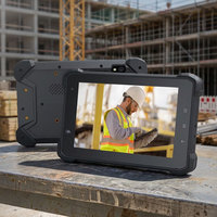 Tableta Android Robusta de 7 Pulgadas, Octa-Core, 4G, GPS, para Montaje en Vehículo y Uso Manual, Resistente al Agua y a los Golpes, para Aplicaciones de Construcción, OEM/ODM