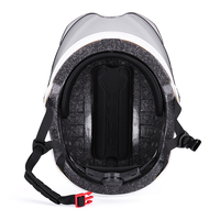 Casques de moto ouverts pour hommes et femmes adultes, avec visière solaire