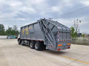 Dongfeng รถเก็บขยะดีเซล8X4 Tianlong 30m ³ สูงพิเศษ30ตันผลิตใหม่สำหรับการก่อสร้างเก็บขยะ - Product Image 3