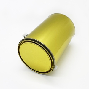 Seau en métal JUWEI personnalisé avec impression dorée, 4,5 L, recyclable, étanche, non toxique, antirouille, vernis brillant, peinture chimique - Product Image 3