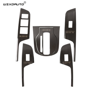 WZXD LHD Car Gear Shift Box Window Switch Cover Sticker Trim Strip Garnish Styling for City 2015 2021 - Product Image 4