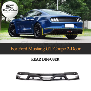 Diffuseur de pare-chocs arrière en fibre de carbone pour Ford <span class=keywords><strong>Mustang</strong></span> <span class=keywords><strong>GT</strong></span> <span class=keywords><strong>V8</strong></span> Coupé 2018 2019 - Product Image 6