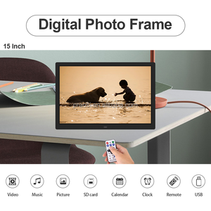 Ưu bán buôn <span class=keywords><strong>LED</strong></span> màn hình vòng lặp video điều khiển từ xa Wall Mount 15 inch Khung ảnh kỹ thuật số với 1920x1080 Độ phân giải - Product Image 3