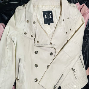 C10 95% б/у кожаное пальто высшего качества, оптовая продажа, разноцветная куртка в тюке, подержанная одежда, оптом - Product Image 5