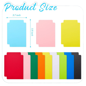 Trading Card <strong>Dividers</strong> Multicolor Multi-Color Card <strong>Dividers</strong> With Foldable Register Tabs - Product Image 2