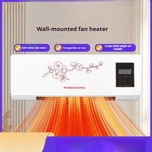 Remote Control PTC Fan <strong>Heater</strong> Adjustable Thermostat Temperature Controller Wall-Mounted <strong>Portable</strong> <strong>Battery</strong> Powered Overheat - Product Image 2
