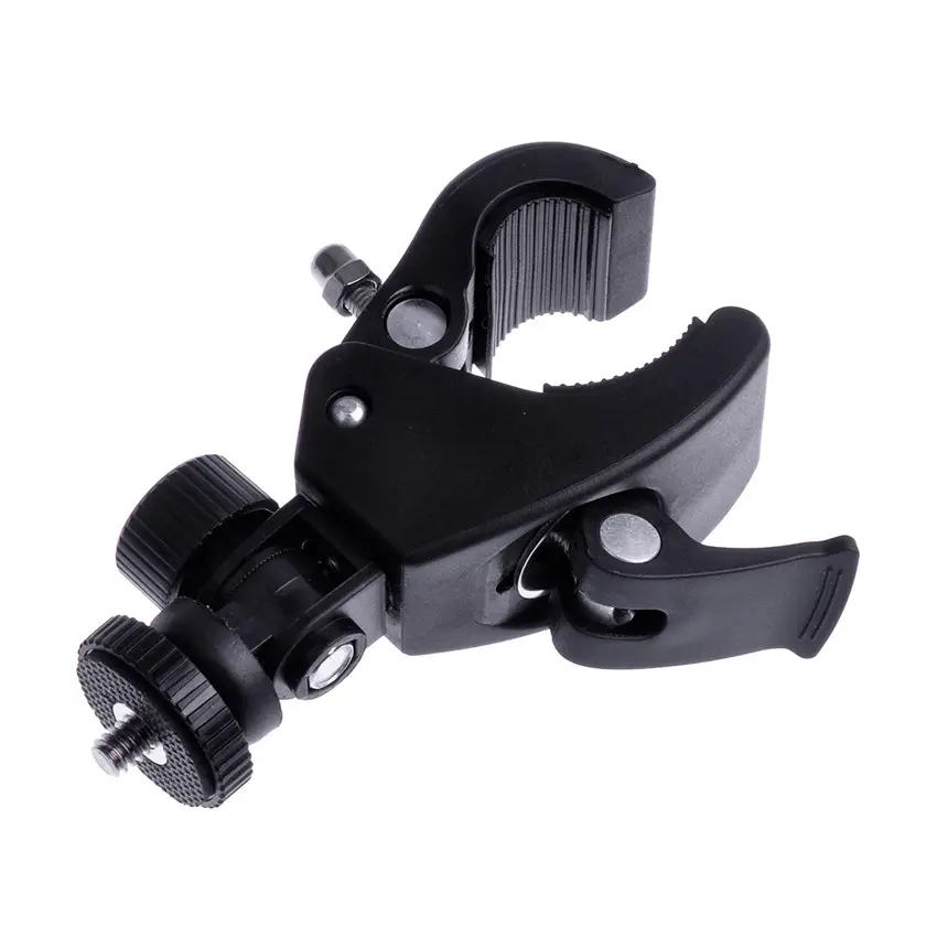 Hongdak per accessori Go pro Clip per manubrio per moto da bicicletta supporto per staffa per bici con adattatore per treppiede