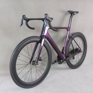 จักรยานเสือหมอบ Chameleon Paint 24 สปีด รุ่น TT-X42 คาร์บอน ล้อปกติ Wheeltop ระบบไฮดรอลิก ชุดเกียร์อิเล็กทรอนิกส์ TT-X42 Chameleon Paint - Product Image 6