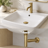 Accessoires de vidage de salle de bain en acier et laiton doré robustes, couleur personnalisée, luxe moderne, anti-odeur, filtre à déchets pop-up, durable et facile à installer