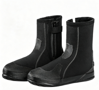 Bottes de plongée montantes en néoprène de 5 mm, épaissies, antidérapantes et résistantes à l'usure, pour la plongée avec tuba, la plage, le surf et la marche aquatique