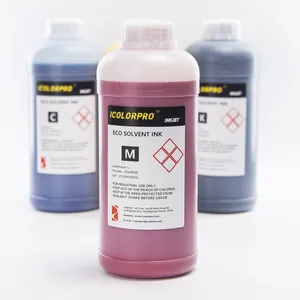 Bom preço ao ar livre eco tinta solvente dx5 eco tinta solvente