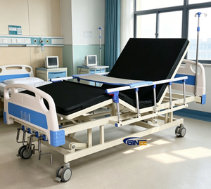 เตียงพยาบาลไฟฟ้าและแบบปรับมือ Ginee Medical สำหรับการฟื้นฟูสมรรถภาพทางการแพทย์ พับเก็บได้ ใช้ในบ้านได้ สะดวกสบาย - Product Image 5