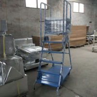 Escalera de paso de recogida de plataforma rodante de 1250*600*2000mm de Mart
