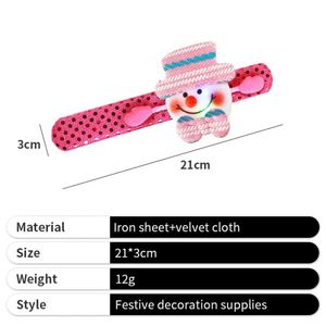 Nouveautés : Bracelet en peluche cerf pour Noël, jouet cadeau réutilisable, bracelet à claquer pour enfants - Product Image 3