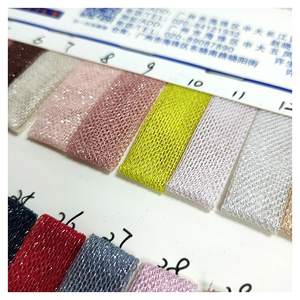 Chất lượng cao 95% Nylon 5% spandex căng dệt kim 6430 lưới vải tuyn vải ánh sáng lung linh trắng Tulle Wedding Dress Bridal vải - Product Image 6