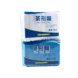Lineari de qualité <span class=keywords><strong>alimentaire</strong></span> cuisine jetable <span class=keywords><strong>filet</strong></span> <span class=keywords><strong>à</strong></span> <span class=keywords><strong>cheveux</strong></span> Cap Bouffant Style élastique tête couverture pour cuisiner hygiène - Product Image 4