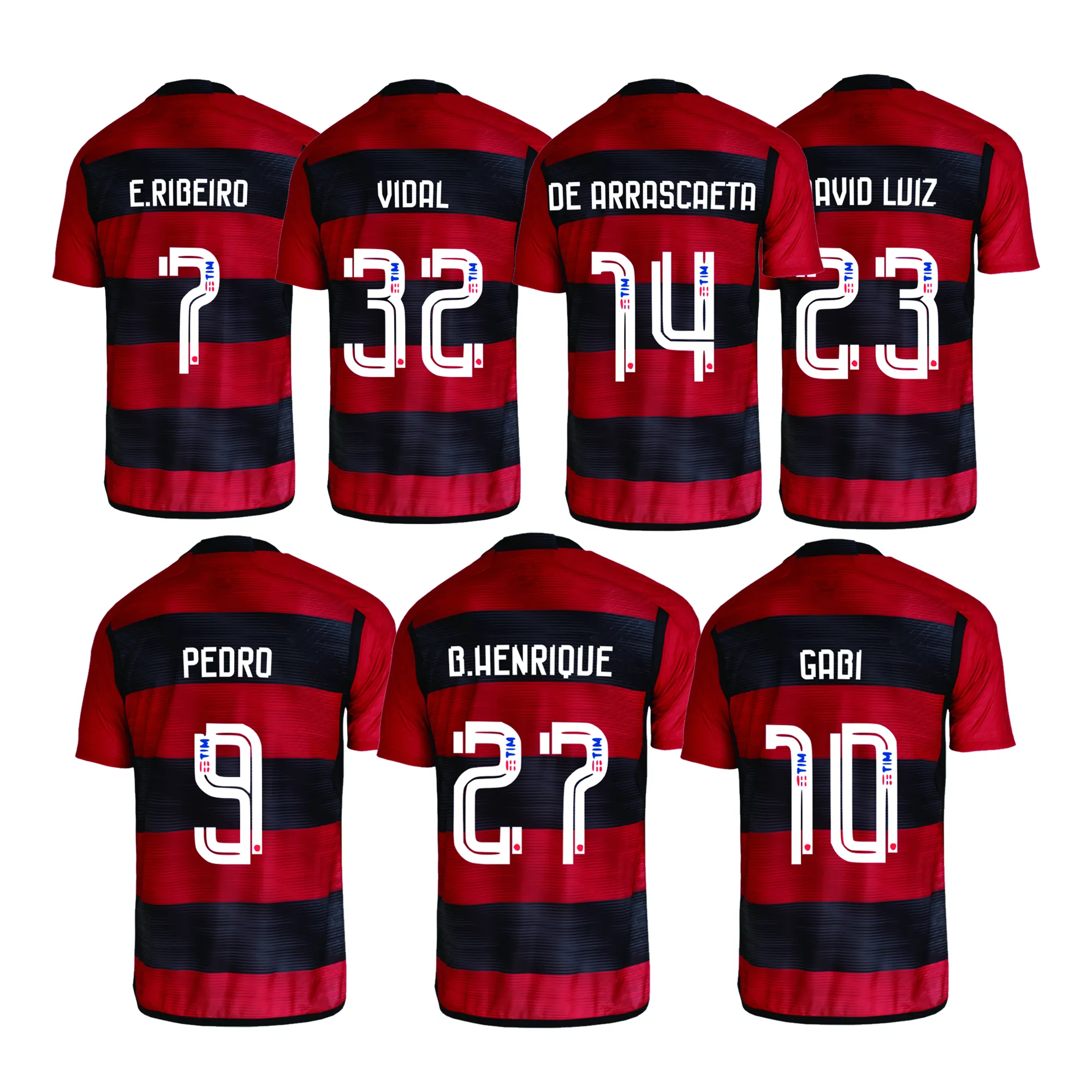 2024新しいタイのcamisas Gabi camisetas de futbol David luiz Brazil Vidal Ribeiro De Arrascaeta Henrique