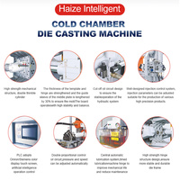 Nouvelle machine de moulage sous pression industrielle à commande numérique, grande capacité de cuve, chambre froide, pour pièces de moto du Guangdong