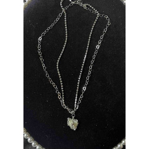 Di tendenza gotico di lusso gotico ragazze gioielli vendita calda all'ingrosso di moda a strati collane con lucchetto acrilico collo di perle - Product Image 1