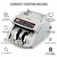 Machine de comptage de billets de banque LED de haute qualité avec détection de faux billets UV/MG/IR, modèle économique automatique, machine de comptage de billets de banque
