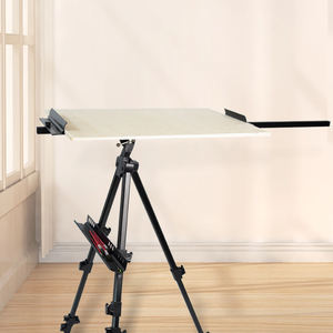 Chevalet en métal noir portable, réglable et durable, 165 cm, pour la peinture, prix <span class=keywords><strong>de</strong></span> gros d'usine, trépied pliable, présentoir - Product Image 5