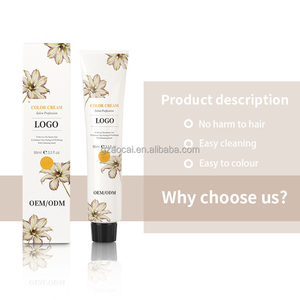 Crema de Coloración Permanente para el Cabello de Fábrica Personalizada OEM, Marca Privada, Uso en Salón, Grado Cosmético para Todo Tipo de Cabello - Product Image 2