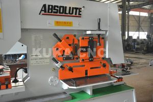 Máquina de corte y entallado de acero con Ángulo de haz de hierro, prensa hidráulica de taller, punzonadora hidráulica de acero - Product Image 3
