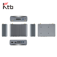 Mini PC Industrial KTB-422-8U Sin Ventilador, Intel Core I3/I5/I7, 8 Puertos USB, Computadora Industrial Integrada para Automatización de Fábrica Inteligente