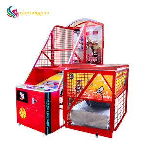 Machine de jeu d'arcade de tir au basket pliable à monnayeur pour 2 joueurs avec accepteur de billets, jeu pour enfants certifié CE 110V/220V Anglais - Product Image 2