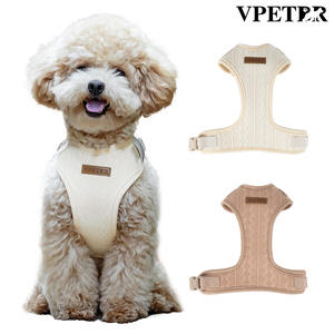 Bộ dây dắt chó mèo Vpetbr 2025 OEM cao cấp, thiết kế sang trọng, bền chắc, dệt thủ công, kiểu chiến thuật, không bị kéo, kèm dây dẫn, bộ dây đai cho thú cưng, chó con, chó trưởng thành - Product Image 1