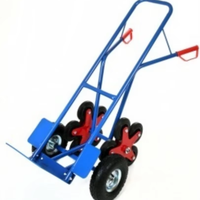 Chariot à main pour monter les escaliers, chariot à roulettes, brouette, 12 roues, chariot facile à transporter, pliable, chariot à main pour monter les escaliers