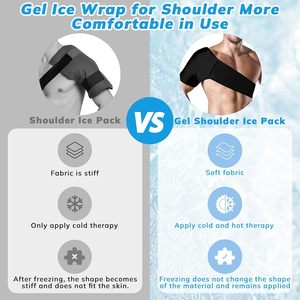 Pak es bahu Rotator Cuff terapi dingin Gel dapat dipakai ulang pembungkus es untuk cedera bahu kompres panas & dingin untuk bahu - Product Image 3