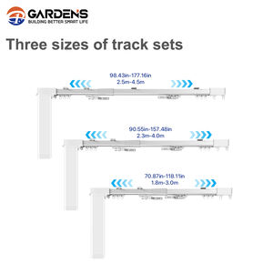 Nueva generación inteligente Silence WiFi Cortina 2,5 m-4,5 m de juego de rieles de cortina inteligente extensible con Tuya Wifi Zigbee - Product Image 5