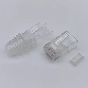 Rj45 8P8C मॉड्यूलर प्लग Cat8 Cat7 Cat6 Cat5e प्लग कनेक्टर