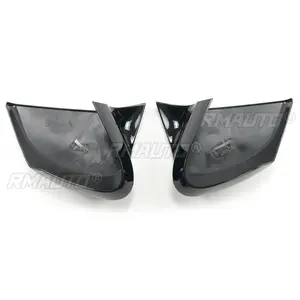 Cubiertas Decorativas para Retrovisores Laterales para Chevrolet Corvette C8 2020-2023, Par, Aspecto de Fibra de Carbono Negro Brillante, Accesorios para Auto - Product Image 6