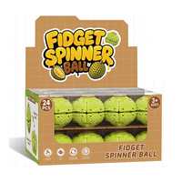 Nouvel Arrivage : Fidget Spinner Coloré en Forme de Carottes Imprimées en 3D, Balle Fruit Fraise à Presser et Tournicoter, Jouet Anti-Stress