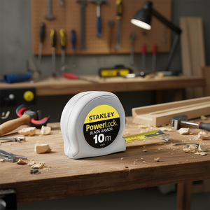 Cinta Métrica Stanley PowerLock de 10m con Protección Blade Armor - Product Image 3