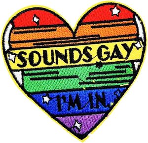 High Quality Fashion Logo Design Lgbtq Embroidery Lron on <strong>Patches</strong> for Clothes Diy - Product Image 2
