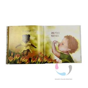 Custom Books On Demand Full Color Hardcover Book Case Bound Dust Jacket Printing