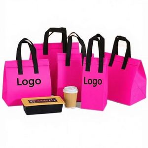 Wholesale Custom Logo Thermal Shopping Non Woven Cooler Bag Aluminum Foil Insulated Lunch Boxes Picnic Grocery Insulated - Product Image 1