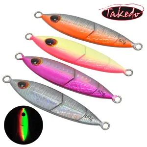 TAKEDO MJ04 60g 80g 100g 120g 150g 200g 250g japon yavaş rulo kurşun balık Luya Hairtail derin deniz olta kurşunu jig